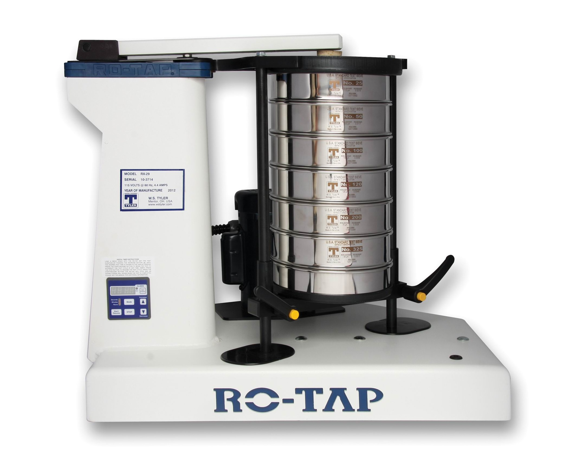 Sieve - Shaker - Tyler Rotap RX-29