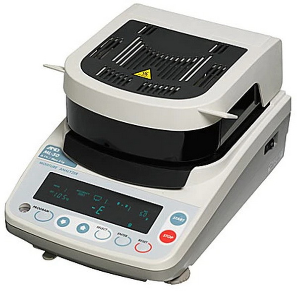 Moisture-determination - Balance - A and D ML-50 (50g x 0.005)