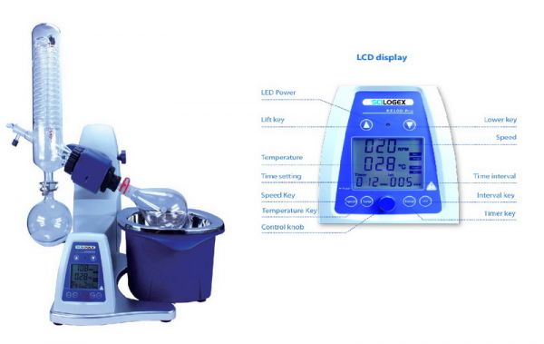 SciLogex SCI100-Pro Coiled Condenser Rotary Evaporator