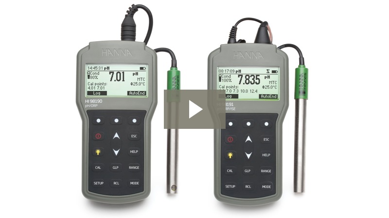 Digital Portable pH-ISE-ORP Meter